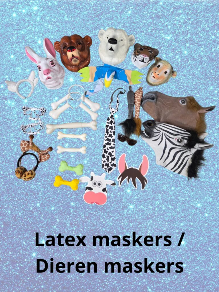 Latex dierenmaskers/dierenmaskers props